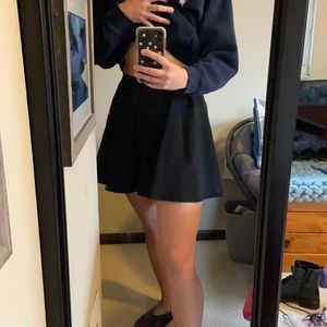 Black skater skirt size 8